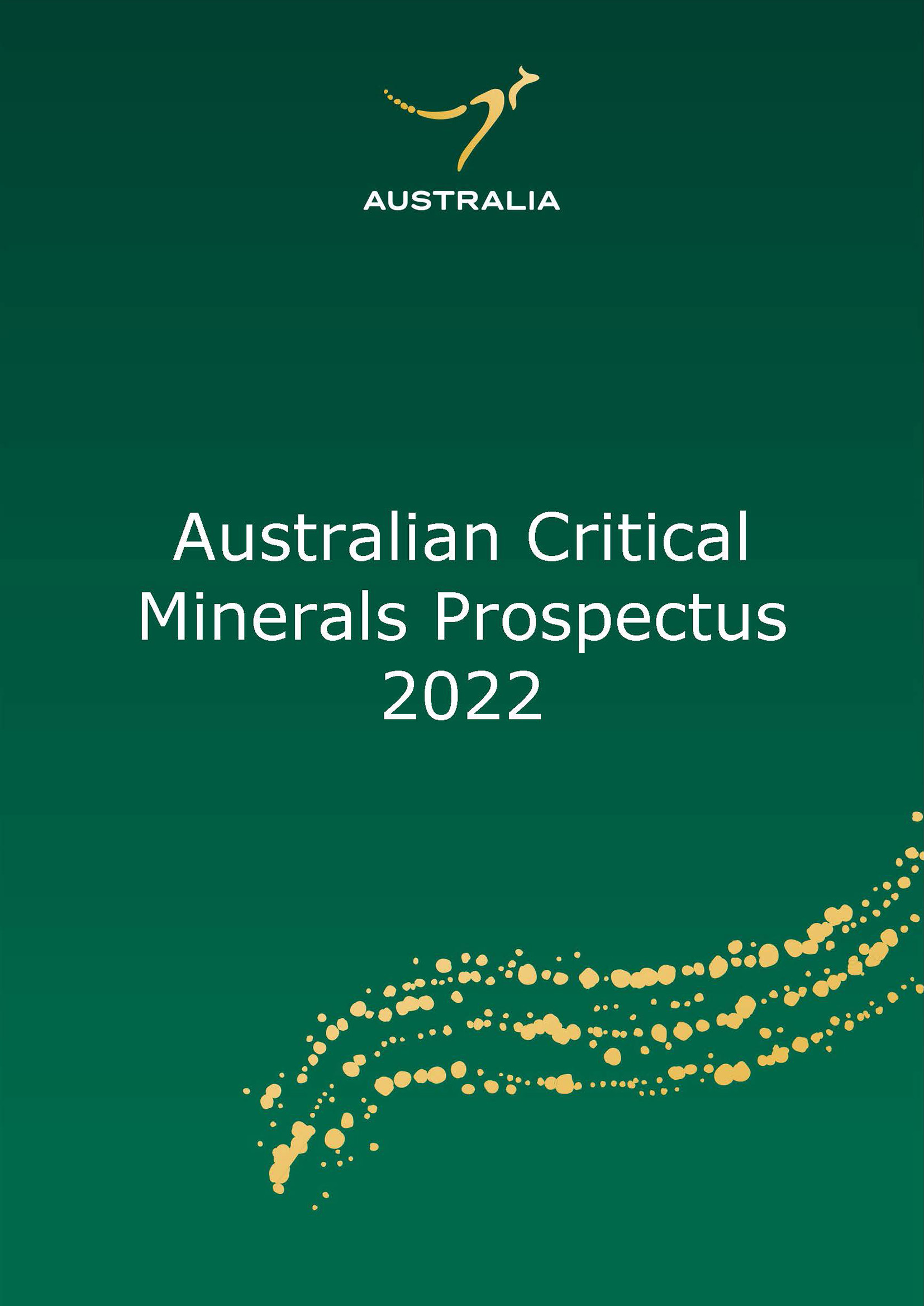 Australian Critical Minerals Prospectus 2022 cover