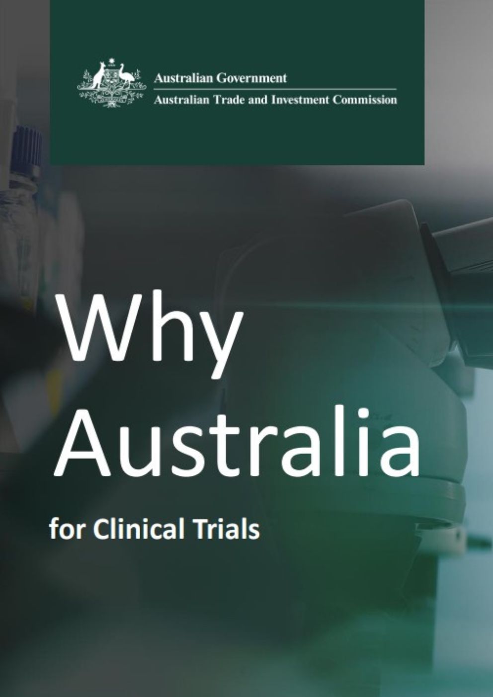 Why Australia for Clinical Trials 2021 cover