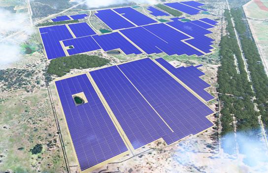 The 204MW Edenvale Solar Park in Queensland
